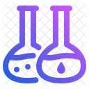 Frasco De Laboratorio Tubo De Ensaio Produto Quimico Ícone