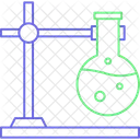 Frasco Quimico Frasco Conico Pesquisa De Laboratorio Ícone