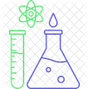 Frasco Quimico Frasco Conico Pesquisa De Laboratorio Ícone