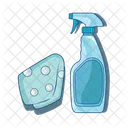 Garrafa Spray Limpo Icon