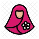 Frau Hijab Symbol