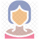Frau Dame Avatar Symbol