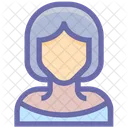 Frau Dame Avatar Symbol