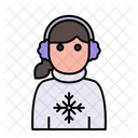 Winter Avatar Benutzer Symbol