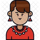 Frau Mann Avatar Symbol