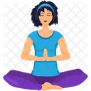 Yoga Frau Frau Symbol