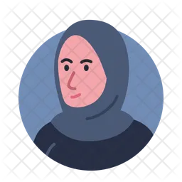 Frau Moslem Avatar  Symbol