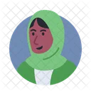 Frau Moslem Avatar  Symbol