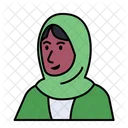 Frau Moslem Avatar  Symbol