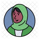 Frau Moslem Avatar  Symbol