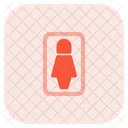 Frau Toilette  Symbol