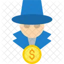 Fraud Agent Cyber Icon
