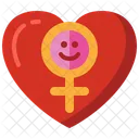 Frauen Weiblich Herz Symbol