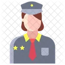 Polizistinnen Frauen Polizei Symbol