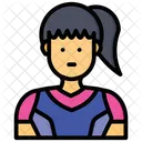 Frauenhockey Feldhockeyspielerin Hockeyspielerin Icon