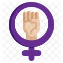 Frauenpower Frauenfeminismus Feminismus Symbol