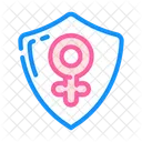 Sicherheit für Frauen  Symbol