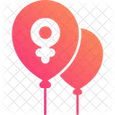 Frauentag Ballon  Symbol