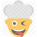 Smiley Zwinkern Frech Symbol