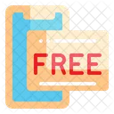 Mobile Free Advertise Symbol