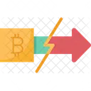 Free Bitcoin Transaction  Icon