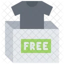 Free Clothes Charitable Clothes Box Icon