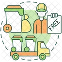 Free container delivery  Icon