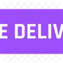 Free Delivery  Symbol