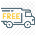 Truck Free Shipping Icon
