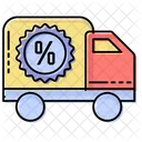 Shipping Free Delivery Rider Icon