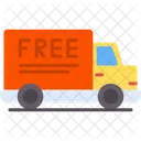 Free Delivery Shipping Truck Icon