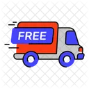 Free Delivery Free Shipping Delivery Truck Icon