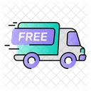 Free Delivery Free Shipping Delivery Truck Icon