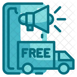 Free Delivery Marketing  Icon