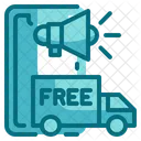 Free Delivery Marketing  Symbol