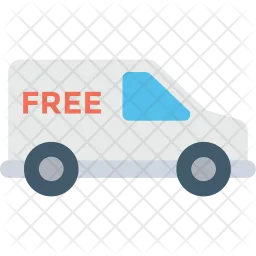 Free Delivery Van  Icon