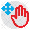 Free Drag Finger Hand Icon