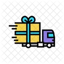 Free Gift Shipping Gift Truck Icon