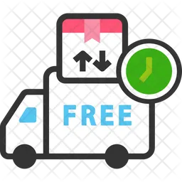 Free Logistics Delivery  Icon