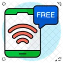 Free Mobile Wifi Mobile Internet Wireless Network Icon