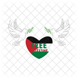 Free Palestine  Icon