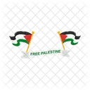 Freedom Flag Palestine Icon