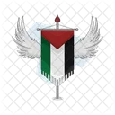 Palestine Free Palestine Flag Icon