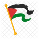 Freedom Flag Palestine Icon