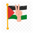 Freedom Flag Palestine Icon