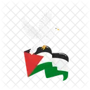 Freedom Flag Palestine Icon