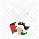 Freedom Flag Palestine Icon
