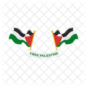 Freedom Flag Palestine Icon