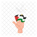 Freedom Flag Palestine Icon