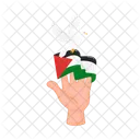 Freedom Flag Palestine Icon